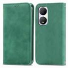 For vivo Y100 5G IND Retro Skin Feel Magnetic Flip Leather Phone Case(Green) - 1