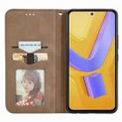 For vivo Y100 5G IND Retro Skin Feel Magnetic Flip Leather Phone Case(Brown) - 2