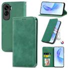 For Honor 90 Lite Retro Skin Feel Magnetic Flip Leather Phone Case(Green) - 1