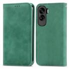 For Honor 90 Lite Retro Skin Feel Magnetic Flip Leather Phone Case(Green) - 2