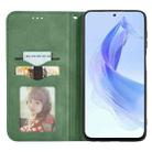 For Honor 90 Lite Retro Skin Feel Magnetic Flip Leather Phone Case(Green) - 3