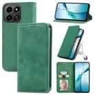 For Honor 200 Smart Retro Skin Feel Magnetic Flip Leather Phone Case(Green) - 1