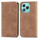For Honor 400 Lite Retro Skin Feel Magnetic Flip Leather Phone Case(Brown) - 2