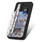 For Honor 100 Pro 5G Retro Painted Zipper Wallet Back Phone Case(Black) - 2