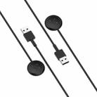 For Fitbit Ace LTE USB-A Interface Smart Watch Magnetic Charging Cable(Black) - 1