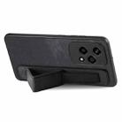 For Honor 200 Lite Golbal Retro Wristband Holder Leather Back Phone Case(Black) - 2