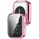 For Amazfit Bip 5 Unity Full Coverage TPU Watch Case(Electroplated Pink) - 3