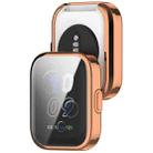 For Amazfit Bip 5 Unity Full Coverage TPU Watch Case(Electroplated Rose Gold) - 3