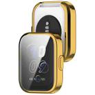 For Amazfit Bip 5 Unity Full Coverage TPU Watch Case(Electroplated Gold) - 3