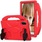 For Honor Pad X9 Children EVA Shockproof Tablet Case with Thumb Bracket(Red) - 1