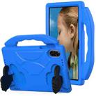 For Honor Pad X8 Pro 11.2 2023 Children EVA Shockproof Tablet Case with Thumb Bracket(Blue) - 1