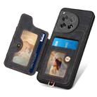 For OnePlus 10T Retro Skin-feel Ring Multi-card RFID Wallet Phone Case(Black) - 3