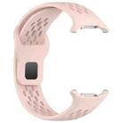 For Samsung Galaxy Watch Ultra 47mm Reverse Buckle Silicone Breathable Watch Band(Pink) - 2