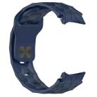 For Samsung Galaxy Watch FE 40mm Football Texture Reverse Buckle Silicone Watch Band(Midnight Blue) - 2