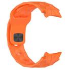 For Samsung Galaxy Watch 6 40mm Football Texture Reverse Buckle Silicone Watch Band(Orange) - 2