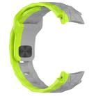 For Samsung Galaxy Watch 5  40mm Football Texture Reverse Buckle Silicone Watch Band(Grey Green) - 2
