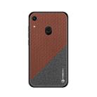 PINWUYO Honors Series Shockproof PC + TPU Protective Case for Huawei Y6 2019 (Fingerprint Hole) / Y6 Prime 2019 / Honor 8A Pro(Brown) - 1