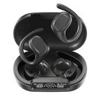 S200 Waterproof In-ear Wireless Sports Bluetooth Earphone with LED Digital Display(black) - 1
