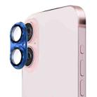 For iPhone 16 / 16 Plus ENKAY Aluminium Alloy Tempered Glass Lens Cover Film(Royal Blue) - 1