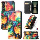 For Sony Xperia 1 VI CaseNeo Colorful Magnetic Leather Phone Case(Colorful Cloud) - 1