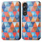 For Sony Xperia 1 VI CaseNeo Colorful Magnetic Leather Phone Case(Rhombus Mandala) - 2