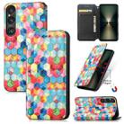 For Sony Xperia 1 VI CaseNeo Colorful Magnetic Leather Phone Case(Magic Space) - 1