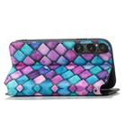 For Sony Xperia 1 VI CaseNeo Colorful Magnetic Leather Phone Case(Purple Scales) - 3