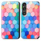 For Sony Xperia 1 VI CaseNeo Colorful Magnetic Leather Phone Case(Colorful Cube) - 2