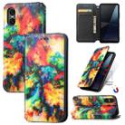 For Sony Xperia 10 VI CaseNeo Colorful Magnetic Leather Phone Case(Colorful Cloud) - 1