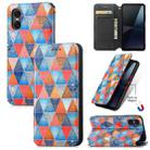 For Sony Xperia 10 VI CaseNeo Colorful Magnetic Leather Phone Case(Rhombus Mandala) - 1