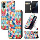 For Sony Xperia 10 VI CaseNeo Colorful Magnetic Leather Phone Case(Magic Space) - 1