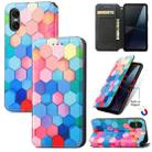 For Sony Xperia 10 VI CaseNeo Colorful Magnetic Leather Phone Case(Colorful Cube) - 1