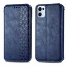 For OPPO Reno13 Pro Cubic Grid Pressed Magnetic Leather Phone Case(Blue) - 2