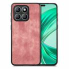 For Honor X8b Vintage Leather PC Back Cover Phone Case(Pink) - 1