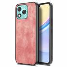 For Honor 400 Lite Glodal Vintage Leather PC Back Cover Phone Case(Pink) - 1