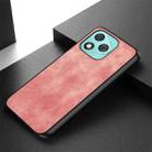 For Honor 400 Lite Glodal Vintage Leather PC Back Cover Phone Case(Pink) - 2