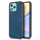For Honor 400 Lite Glodal Vintage Leather PC Back Cover Phone Case(Blue) - 1