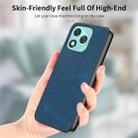 For Honor 400 Lite Glodal Vintage Leather PC Back Cover Phone Case(Blue) - 3