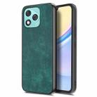 For Honor 400 Lite Glodal Vintage Leather PC Back Cover Phone Case(Green) - 1