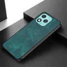 For Honor 400 Lite Glodal Vintage Leather PC Back Cover Phone Case(Green) - 2