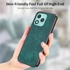 For Honor 400 Lite Glodal Vintage Leather PC Back Cover Phone Case(Green) - 3