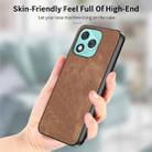 For Honor 400 Lite Glodal Vintage Leather PC Back Cover Phone Case(Brown) - 3