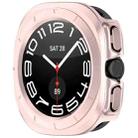 For Samsung Galaxy Watch 7 Ultra 47mm Half Coverage Hollowed PC Watch Protective Case(Pink) - 2