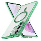 For Samsung Galaxy A35 5G Ice Color Magnetic Series TPU Hybrid Acrylic Magsafe Phone Case(Green) - 1