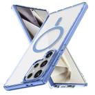 For Samsung Galaxy S24 Ultra 5G Ice Color Magnetic Series TPU Hybrid Acrylic Magsafe Phone Case(Yuanfeng Blue) - 1