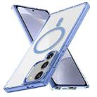 For Samsung Galaxy S24+ 5G Ice Color Magnetic Series TPU Hybrid Acrylic Magsafe Phone Case(Yuanfeng Blue) - 1