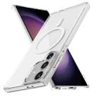 For Samsung Galaxy S23 FE 5G Ice Color Magnetic Series TPU Hybrid Acrylic Magsafe Phone Case(Transparent) - 1