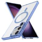 For Samsung Galaxy S23 FE 5G Ice Color Magnetic Series TPU Hybrid Acrylic Magsafe Phone Case(Yuanfeng Blue) - 1