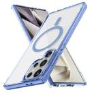 For Samsung Galaxy S24 FE 5G Ice Color Magnetic Series TPU Hybrid Acrylic Magsafe Phone Case(Yuanfeng Blue) - 1