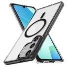 For Samsung Galaxy A16 5G Ice Color Magnetic Series TPU Hybrid Acrylic Magsafe Phone Case(Black) - 1